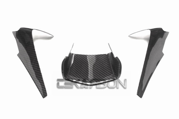 2015 - 2019 Yamaha YZF R1 Carbon Fiber Nose Fairing Covers
